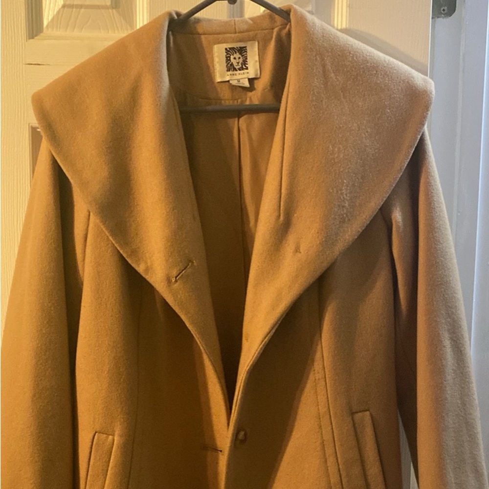 Anne Klein Camel Coat size M